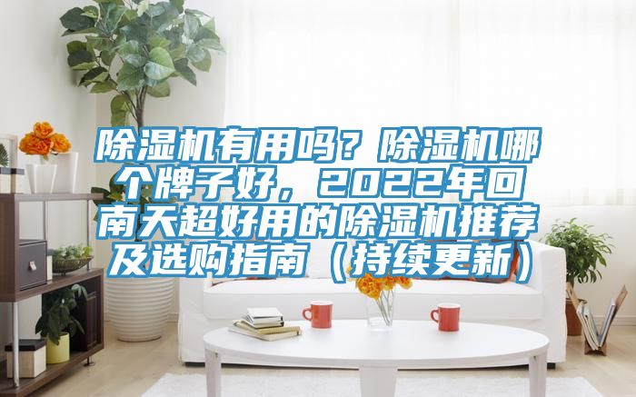 除濕機有用嗎？除濕機哪個牌子好，2022年回南天超好用的除濕機推薦及選購指南（持續(xù)更新）